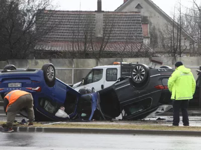 prometna nesreča &scaron;martinska cesta foto luka cjhha / Foto: Luka Cjuha