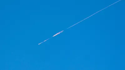 A projectile launched from Iran heads towards Israel, amid the U.S.-Israeli conflict with Iran, as seen from Ramallah, in the Israeli-occupied West Bank, March 25, 2026. REUTERS/ Mohammed Torokman