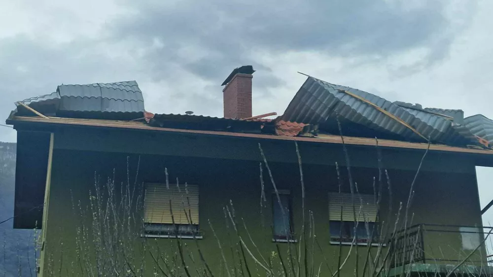 Neurje, veter, severna primorska.26. marec 2026