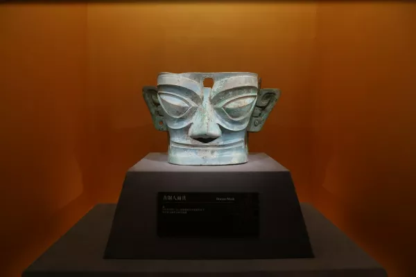 An exhibition on Sanxingdui attracts visitors in Beijing, China, 20 January, 2026.,Image: 1068511218, License: Rights-managed, Restrictions: *** World Rights Except China (including Hong Kong, Macau, and Taiwan) and France *** CHNOUT FRAOUTHKGOUT MACOUT TWNOUT, Model Release: no