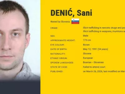 Sanija Denića so dali na Europolov seznam najbolj iskanih ubežnikov. 