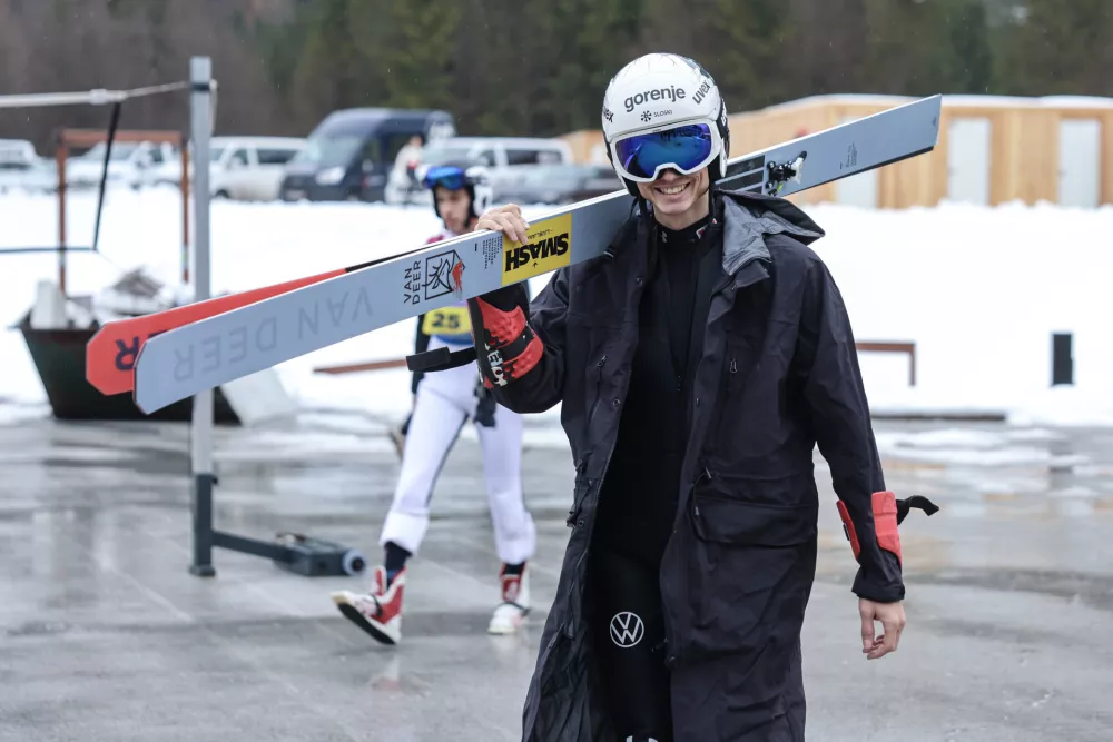 Rok Oblak- 17.12.2025 - odprti trening mo&scaron;ke in ženske skakalne reprezentance, Planica//FOTO: Jaka Gasar