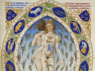Anatomski zodiak iz 15. stoletja / Foto: Wikipedia