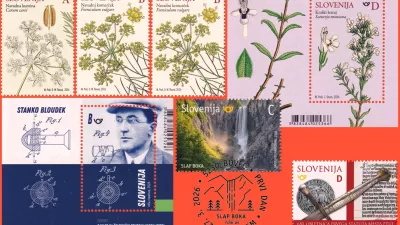 Prej&scaron;nji petek je iz&scaron;lo sedem novih slovenskih priložnostnih po&scaron;tnih znamk.