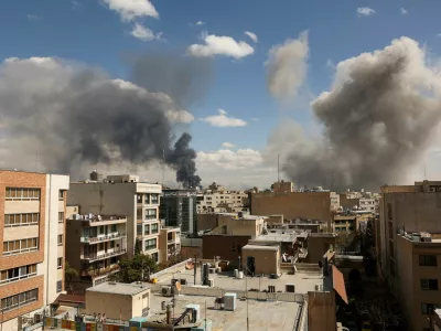 Smoke rises following an explosion, after Israel and the U.S. launched strikes on Iran, in Tehran, Iran, March 1, 2026. Majid Asgaripour/WANA (West Asia News Agency) via REUTERS ATTENTION EDITORS - THIS PICTURE WAS PROVIDED BY A THIRD PARTY   TPX IMAGES OF THE DAY