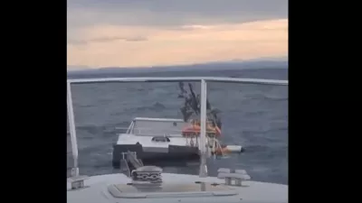 Prizor, na katerega je naletela reševalna posadka. 