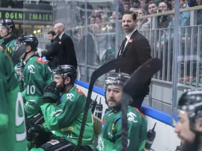 Ben Cooper- 17.03.2026 - hokej - četrtfinale lige ICEHL med Olimpija: Bolzano//FOTO: Jaka Gasar