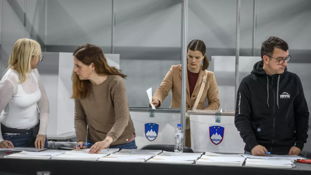 22.3.2026 - volitve v državni zbor 2026 - parlamentarne volitve 2026 - voli&scaron;čeFoto: Luka Cjuha