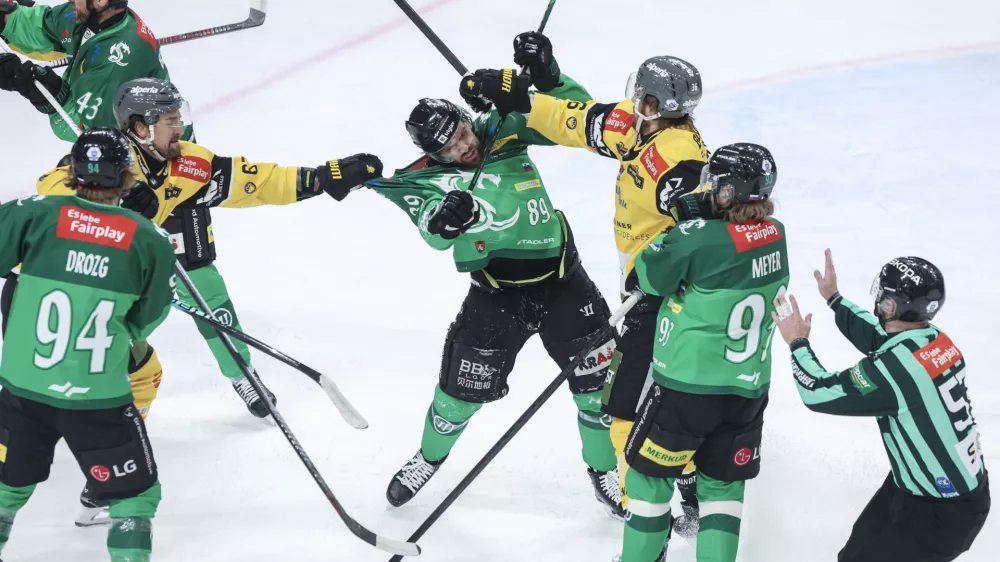 - 31.03.2026 - hokej - druga polfinalna tekma med Olimpija: Pustertal v ligi ICEHL//FOTO: Jaka Gasar