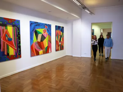 04.03.2026 - razstava Kako sanjati nazaj?Silvester Plotajs SicoeMestna galerijaFoto: Tomaž Skale