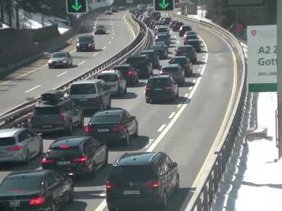 Predor Gotthard, &Scaron;vica, gnečaApril 2026