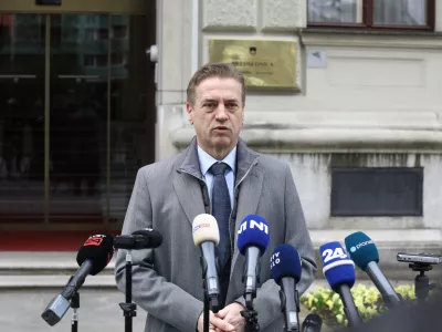 Predsednik vlade Robert Golob30.3.2026 - Predsednica republike Nata&scaron;a Pirc Musar bo v uradu predsednice (Erjavčeva 17) na neformalne pogovore sprejela predsednico in predsednike strankFoto: Luka Cjuha