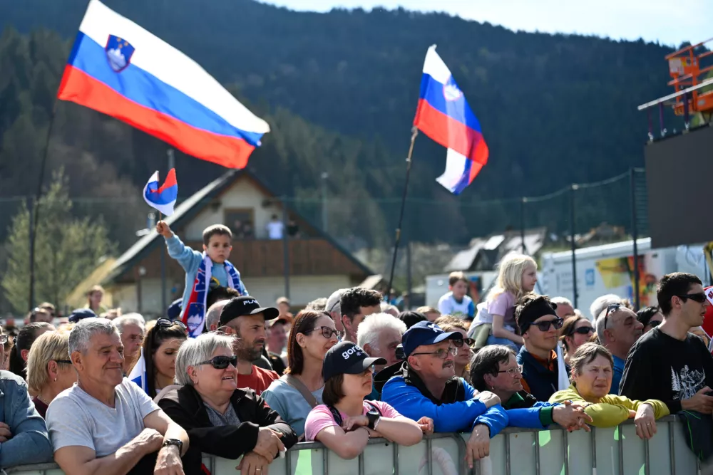 06.04.2026 - Sprejem Nike in Domna Prevca v Dolenji vasiFoto: Nik Erik Neubauer