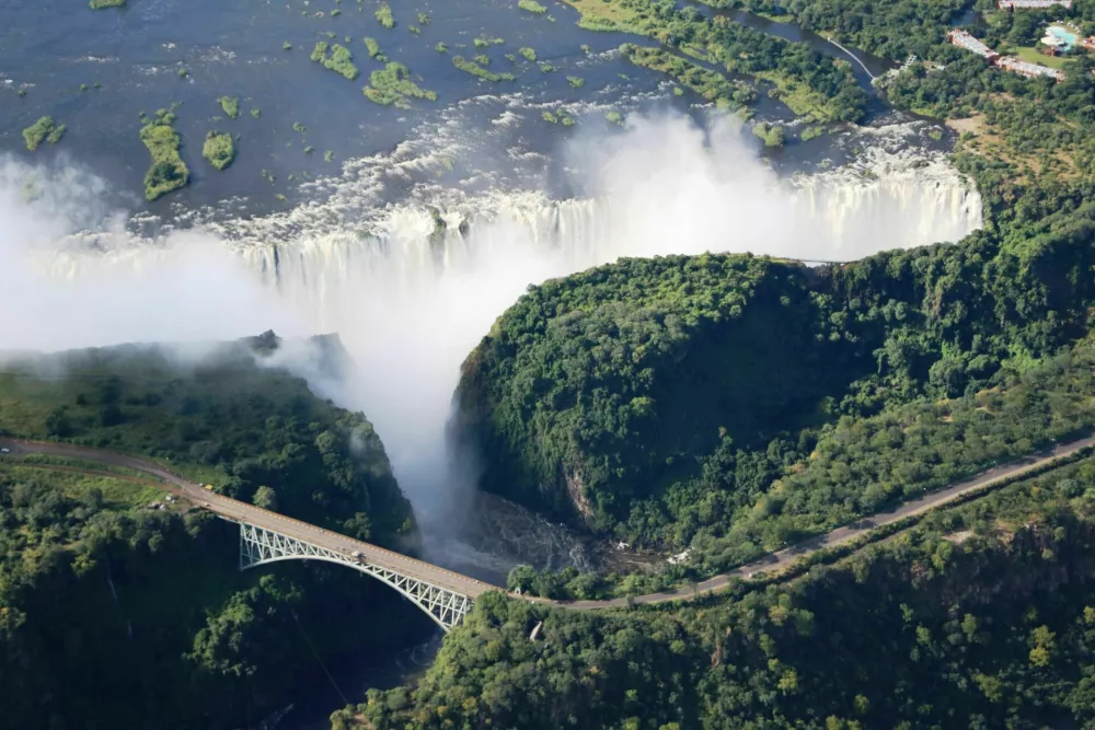 View to Victoria Falls in Africa / Foto: Claranila