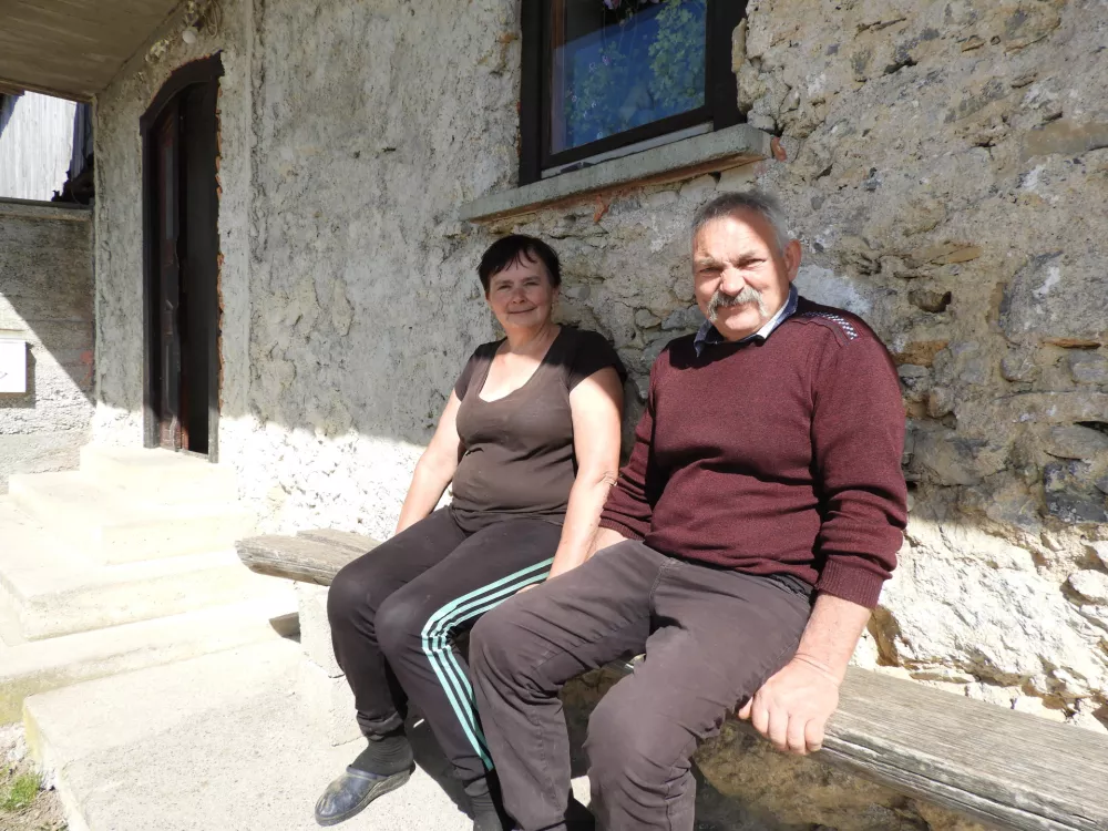 Jože Centrih in Marija sveti Lovrenc / Foto: Katja Petrovec 