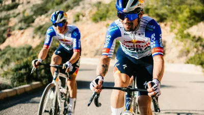 Primož Roglič and Florian Lipowitz of the Red Bull - BORA - hansgrohe team are photographed during a training session in Palma de Mallorca, Spain on December 8, 2025. // Maximilian Fries / Red Bull Content Pool // SI202601070310 // Usage for editorial use only // 