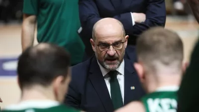 - Zvezdan Mitrović, trener,- 20.01.2026. - Ko&scaron;arka Cedevita Olimpija - Cluj-Napoca v 15. krogu evropskega pokala.//FOTO: Bojan Velikonja