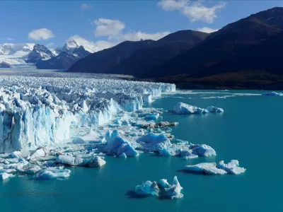 FILE PHOTO: A general view of the Perito Moreno glacier, near the city of El Calafate in the Patagonian province of Santa Cruz, Argentina April 21, 2025. REUTERS/Bernat Parera/File Photo