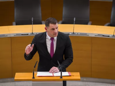 Ljubljana, DZ.Imenovanje novega predsednika drzavnega zbora.Novi predsednik DZ Zoran Stevanovic.