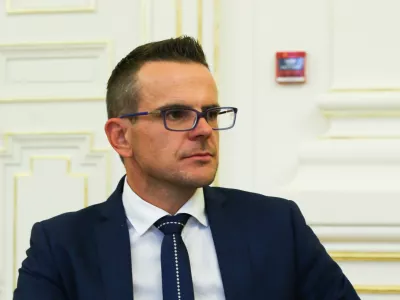 Matej Avbelj- 02.10.2019 - Velika Loža Slovenija - edina regularna prostozidarska organizacija v Sloveniji ob 20-letnici pripravila Simpozij z naslovom Identiteta Evrope //FOTO: Bojan Velikonja