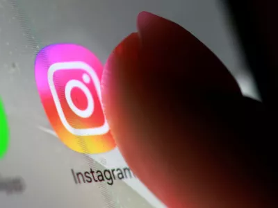 Instagram app icon is seen on a smartphone in this illustration taken October 27, 2025. REUTERS/Dado Ruvic/Illustration