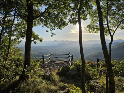 Razgledna točka na učni poti Človek in kras (Foto: Mario Paral)
