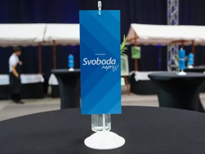 - Gibanje Svoboda, simbolična fotografija,- 19.09.2025. - 5. Kongres Gibanja Svoboda v Kopru.//FOTO: Bojan Velikonja