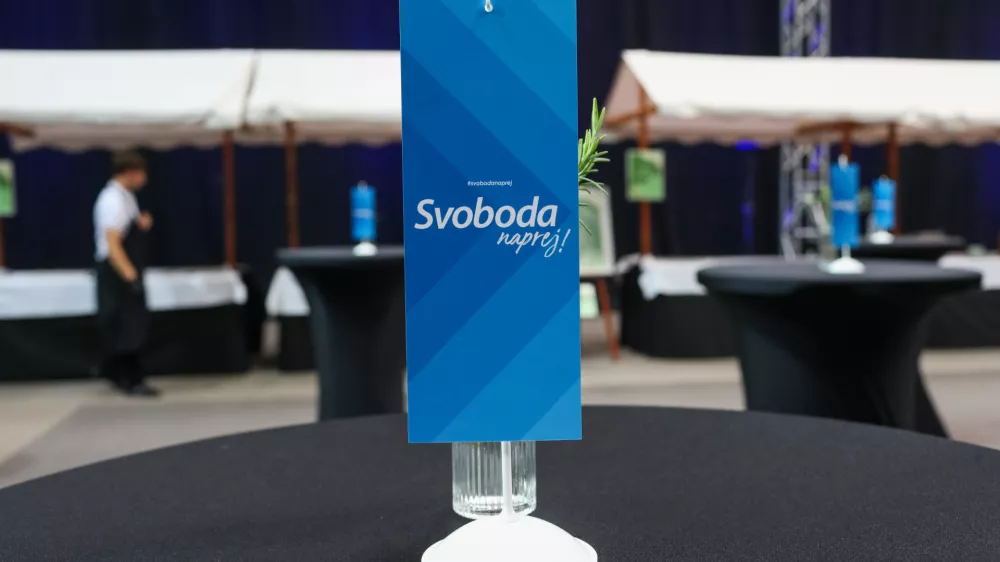 - Gibanje Svoboda, simbolična fotografija,- 19.09.2025. - 5. Kongres Gibanja Svoboda v Kopru.//FOTO: Bojan Velikonja