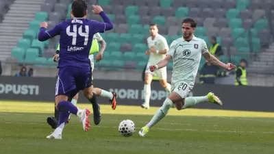 - Nemanja Motika,- 08.03.2026. 1. liga Telemach v nogometu. NK Olimpija - NK Maribor, derbi.//FOTO: Bojan Velikonja