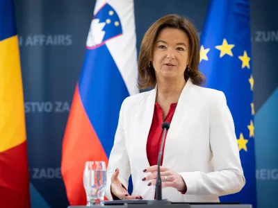 Ljubljana, MZEZ.Zunanja ministrica Tanja Fajon je na obisku gostila zunanjo ministrico Romunije Oano-Silvio Toiu.