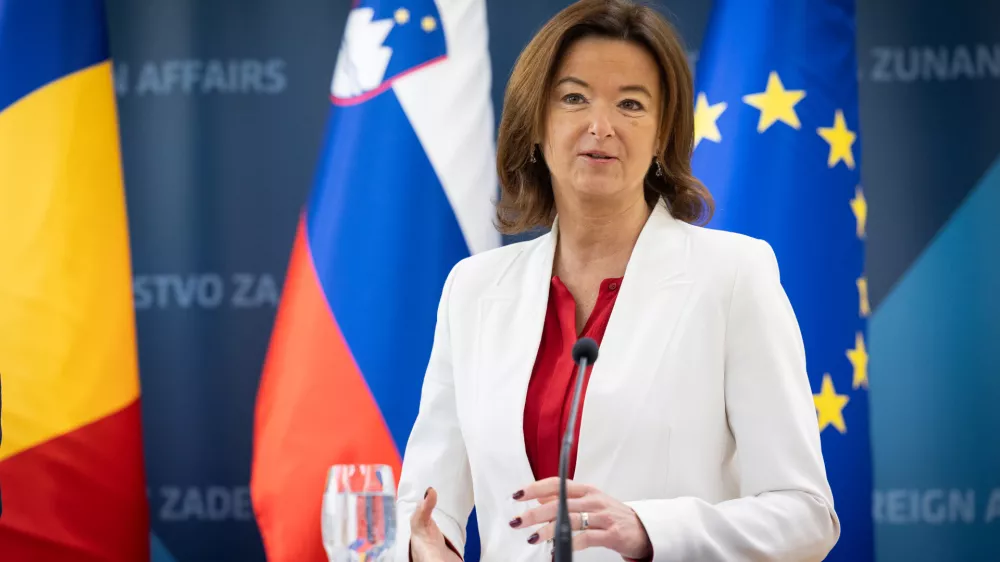 Ljubljana, MZEZ.Zunanja ministrica Tanja Fajon je na obisku gostila zunanjo ministrico Romunije Oano-Silvio Toiu.