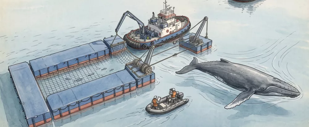 Ilustracija: kita naj bi ogradili s posebnimi ogradami. / Foto: Google Gemini/ai