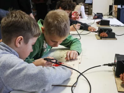 - 17.02.2026. - Mladinsko razvojnio tehnolo&scaron;ki center 404. Počitni&scaron;ko varstvo otrok pozimi.//FOTO: Bojan Velikonja