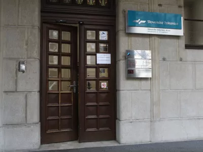 17.12.2025 Slovenske železnice, uprava, Kolodvorska ulica. Foto Luka Cjuha