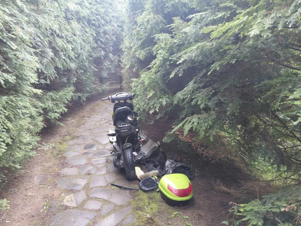 Klavrna podoba mestnega parka: Namesto zelene oaze kupi smeti