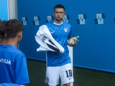 - Žan Vipotnik.- 08.06.2024. - Prijateljska nogometna tekma pred nastopi na Evropskem nogometnem prvenstvu EURO 2024 v Nemčiji med Slovenijo in Bolgarijo.//FOTO: Bojan Velikonja