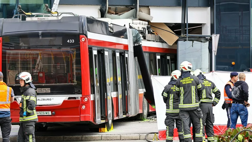 Salzburg, trolejbus, nesreča. Foto: Profimedia