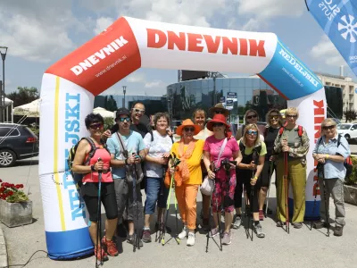 Dan nordijske hoje in druženje z Nedeljskim v Termah Čatež (Foto: Luka Cjuha)