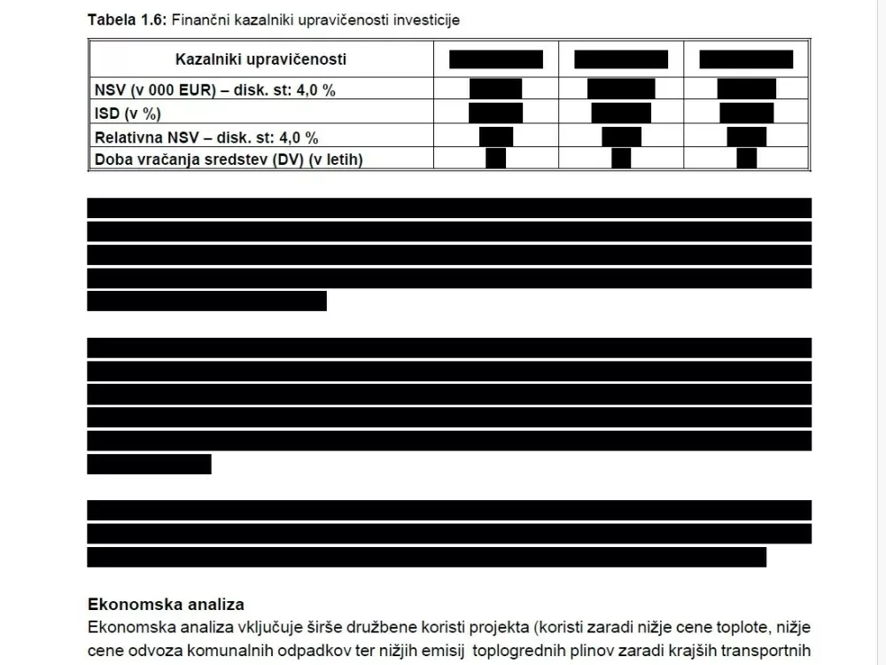 500 milijonov v igri: počrnjeni deli dokumentov razkrivajo pravo sliko ljubljanske sežigalnice