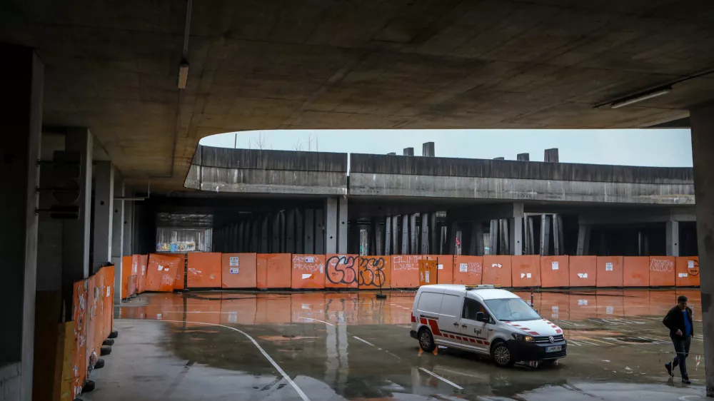 12.2.2026 - Stožice - &Scaron;portni park - nedokončani del Stožic - nakupovalno sredi&scaron;čeFoto: Luka Cjuha