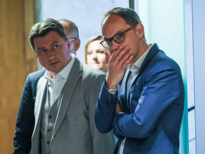 Ljubljana, DZ.Izjava za medije Anzeta Logarja ob izvolitvi podpredsednikov DZ.