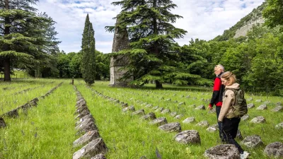 Voja&scaron;ko pokopali&scaron;če v Solkanu / Foto: Jo&scaron;t Gantar/fundacija Poti Miru