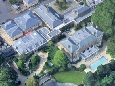 Providence House, prej imenovana Gordon House, je elitno posestvo v londonskem Chealseaju. Foto: zajema zaslona/google earth