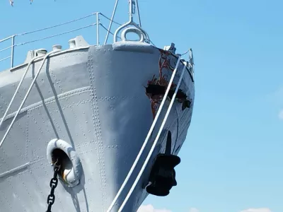 V Titovo ladjo Galeb vložili milijone, zdaj na trupu zeva luknja