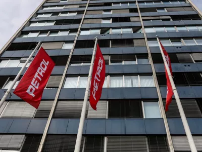 - Petrol d.d.- 24.03.2026. - Tiskovna konferenca uprave družbe Petrol d.d. ob aktualnem dogajanju v svetu in doma ob energetski krizi zaradi vojne v Iranu.//FOTO: Bojan Velikonja