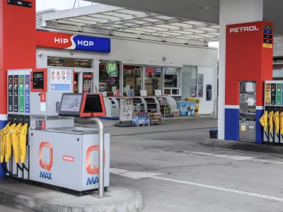 - 14.03.2026 - nedelujoča bencinska črpalka, kriza z nafto, gorivo, nafta, Petrol//FOTO: Jaka Gasar / Foto: Jaka Gasar