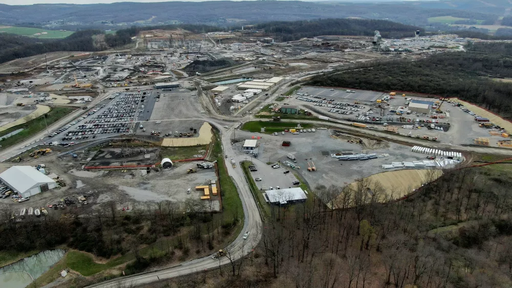 January 1, 1970, Pittsburg, Pennsylvania, USA: Site development work continues on April 7, 2026, at the former Homer City Generating Station, where a natural gasĂ�powered data center is under development.,Image: 1089250683, License: Rights-managed, Restrictions:, Model Release: no