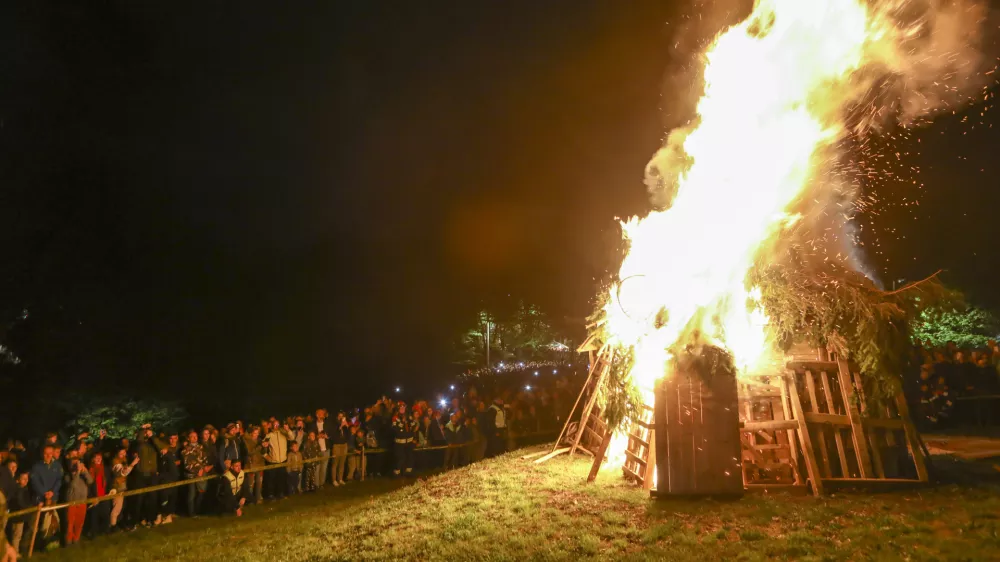 30.4.2023 - praznik 1. maj kresovanje na Rožniku 22. uri bo prižig kresa; LJUBLJANAFoto: Luka Cjuha