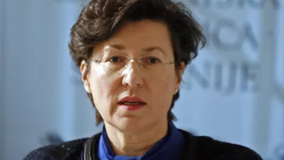 Predsednica Zdravniške zbornice Slovenije Gordana Kalan Živčec dala izjavo za medije, da se zdravnici Zlatki Kanič za dva meseca odvzela licenco zaradi večje strokovne pomanjkljivosti ali napake pri delu v primeru zdravljenja Bora Nekrepa,//FOTO: Bojan Velikonja