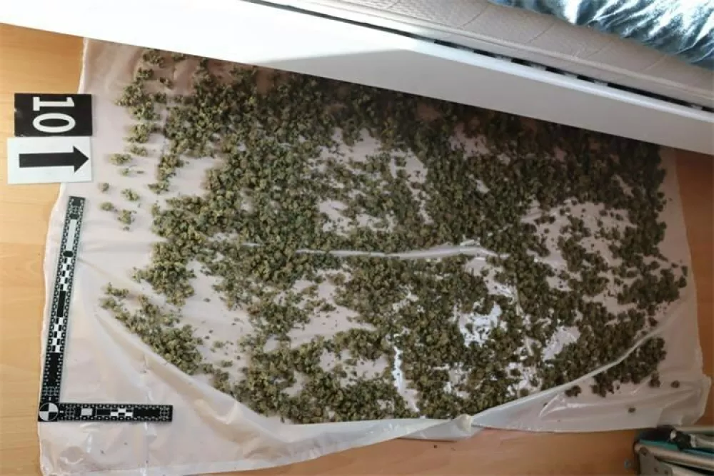 Slovencu so v Umagu zasegli več kilogramov marihuane. 